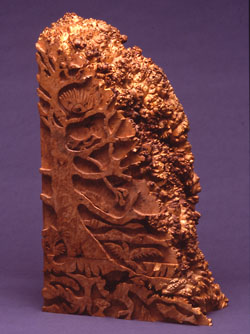 Jungle Tree: Sculptural Wooden Box by Michael Elkan