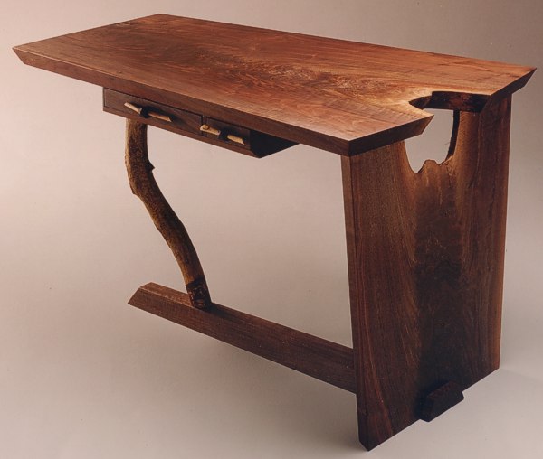 Beaver's Folly Desk in Walnut by Michael Elkan