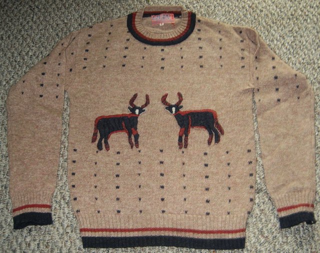 Faded Glory Reindeer Sweater by Michael Elkan