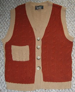 Short Stuff Sweater Vest: garment designed by Michael Elkan