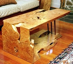 Folded Board Coffee Table by Michael Elkan