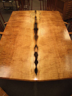 Tabletop view of Natural Caverns Table by Michael Elkan